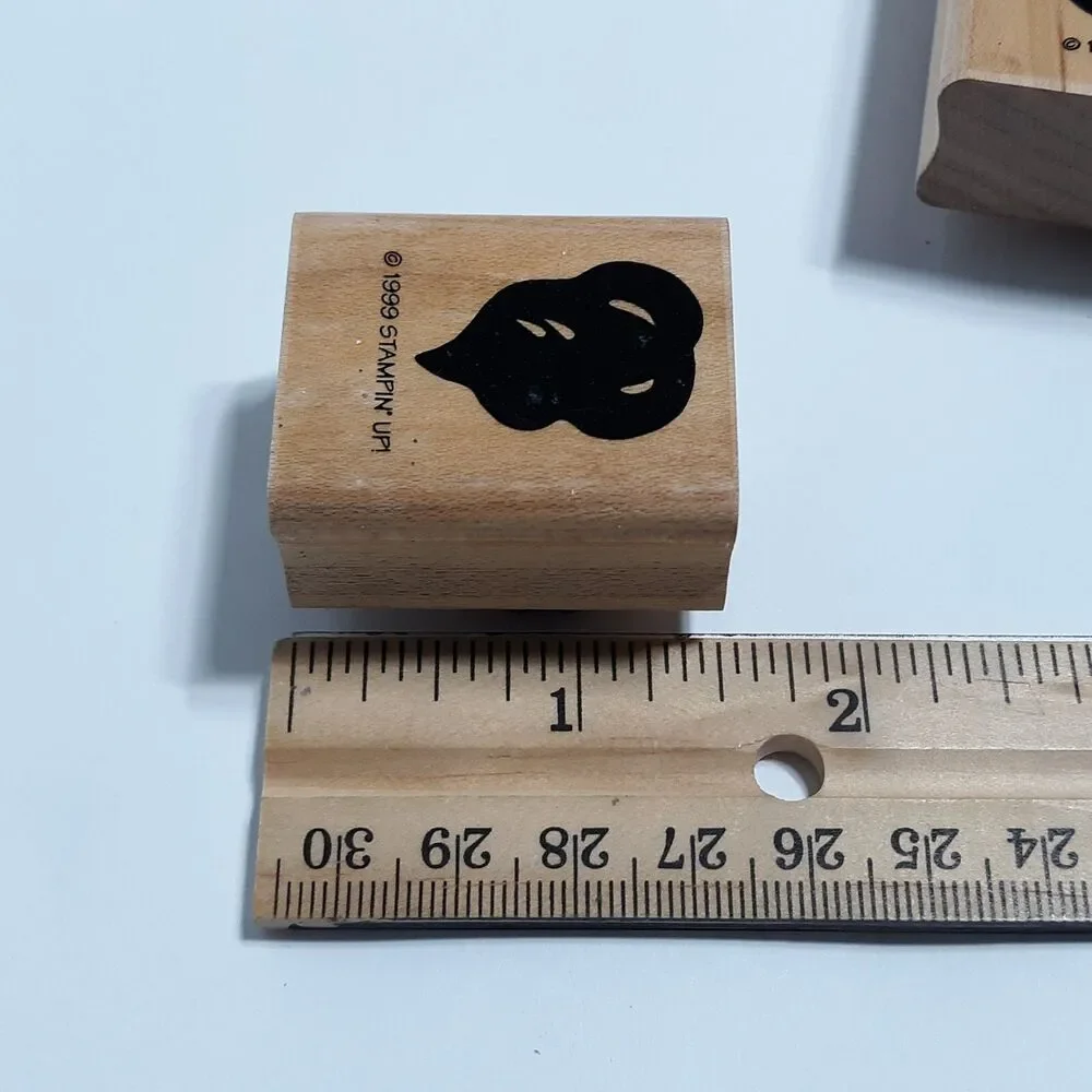 Stampin Up Flower Rubber Stamps Mounted Leaves Leaf Floral Boho Garden
